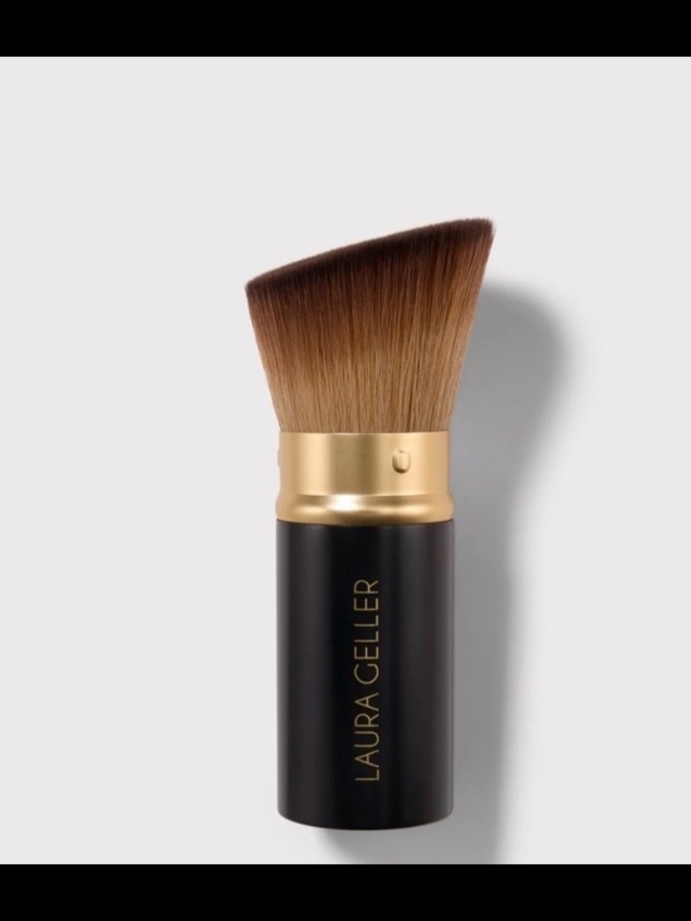 Laura Geller Angled Kabuki Brush - Black & Gold